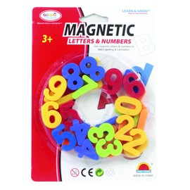 First Classroom Magnetic Numbers & Symbols in a Circle Blister Card, 1.25"