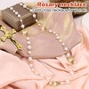 Crucifix Cross Rosary Beads Necklace Women Men Kids Girls Gifts