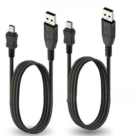 T POWER 2 x pcs for USB Cable Tomtom GPS GO ONE Replacement Spare Power Cord Charging Sync Data Cable