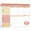 Weekly To Do List Notepad with 52 Undated Sheets（8.5"×11"）- Undated