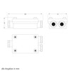 Parlat Cable-connector Double For Outdoor, Muffe For 6-8mm Cable IP68