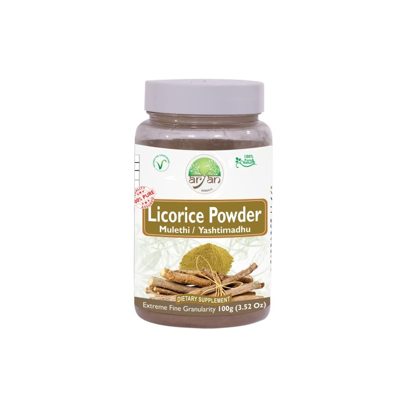 Aryan Herbals Licorice (Yashimathu) Powder 100gm
