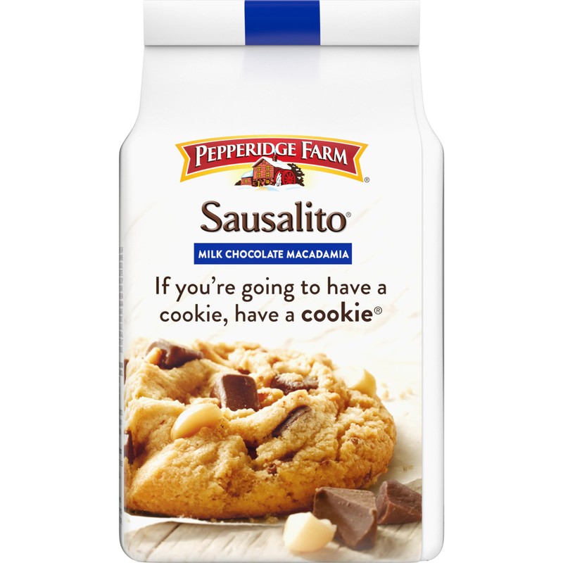 Pepperidge Farm Sausalito Crispy Milk Chocolate Macadamia Nut Cookies, 7.2