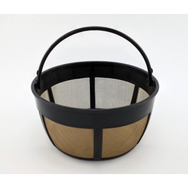 NRP (High) 12 Cups Strainer Base Permanent Coffee Filter Compatible with BEEM, Kitchen Aid Coffee Machines and More Models