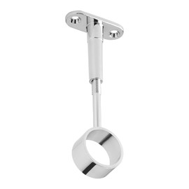 So Tech Wardrobe Rods for Round Wardrobe Pipes with 25 mm Diameter