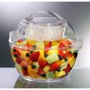 Prodyne Acrylic Iced Up Salad To Go Bowl, 5.5 Qt.