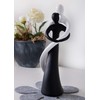 FeinKnick Harmonious Pair in Black and White - Hand-Painted Sculpture
