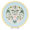 SET OF 6 Morris Garden Porcelain Dessert Plates Floral Bone