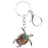 DUOWEI Cute Turtle Key Ring Tortoise Decorative Sea Turtle Gifts
