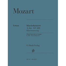 Piano Concert A-Major KV 488 - piano and orchestra - piano reduction for 2 pianos - (HN 767): Instrumentation: 2 Pianos, 4-hands, Piano Concertos. Klavierauszug.