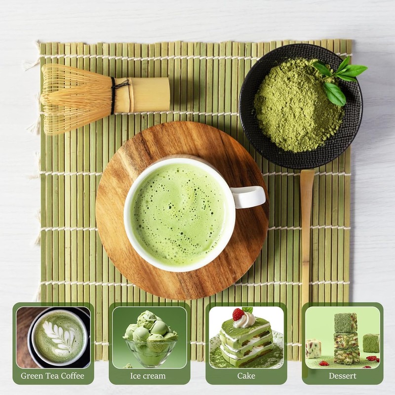Traditional Bamboo Matcha Tea Whisk with Storage Container, Japanese Style