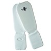 Martial Arts Elasticated Cotton Slip On Shin Instep Protectors White