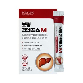 Boryeong Gan&Force M liquid 15g x 14 packs (2 packs) / JJ Mall / 보령 간엔포스M 액상 15g x 14포 2개 / JJ몰