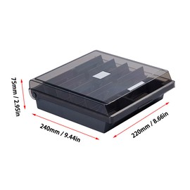 Business Card Holder for Desk, Card Case Holder File Box Storage with 20pcs Alphabet Classification for Office, School Capacity: 1000 Cards