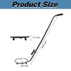 Under Vehicle Inspection Mirror, 12 inch Inspection Mirror with Wheels