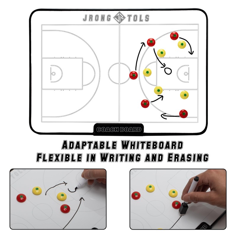 Double-Sided Electronic Coaching Board 15.5 Inch LCD Screen Basketball Tactical
