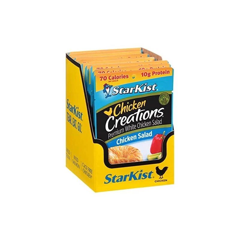 StarKist Chicken Creations Chicken Salad Pouches 12 Pack 2.6 Ounce