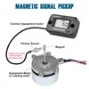 Runleader RL-HM019C Magnetic Pickup Tach/Hour Meter | Rotating Shaft, IP68