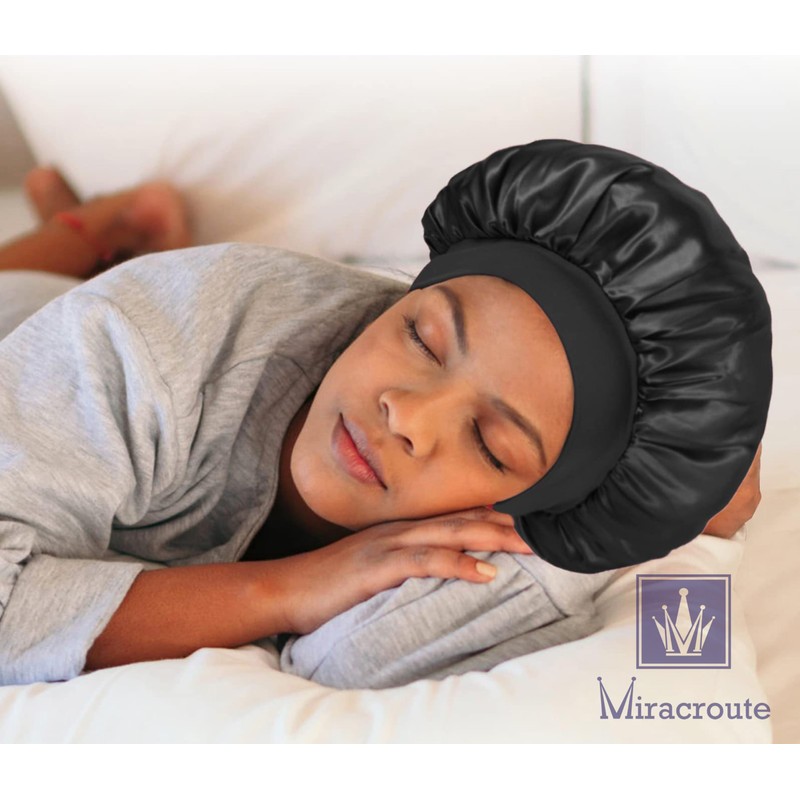 Miracroute Women's Nightcap Cute Hair Cap Hair Band Drying Tangle