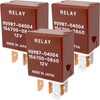 3-Pack 90987-04004 & 156700-0860 Relay - 40A 12VDC 5-Pin SPDT