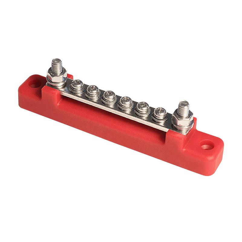 6 Terminal Single-row Bus Bar 150A BusBar Block with Cover,