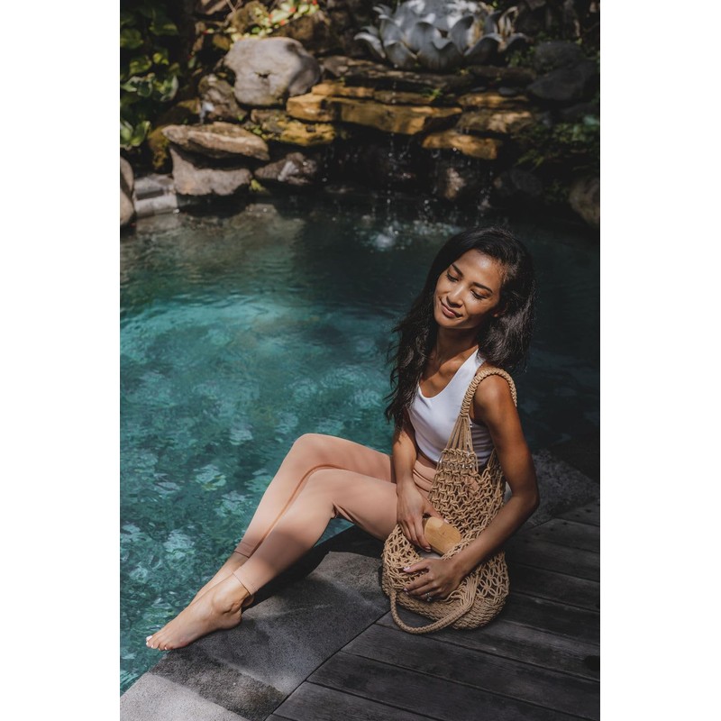 Bamboo Hair Brush - Palm Sized