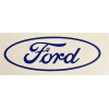 Ford Decal / 5 in X 3 in S1ticker (Blue)