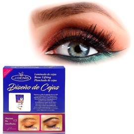 J Denis Kit Planchado de Cejas Profesional Brow Lifting & Laminado Con Queratina, Gel Fijador y Reestructural, Hasta 30 Aplicaciones, Incluye Cepillos y Aplicadores