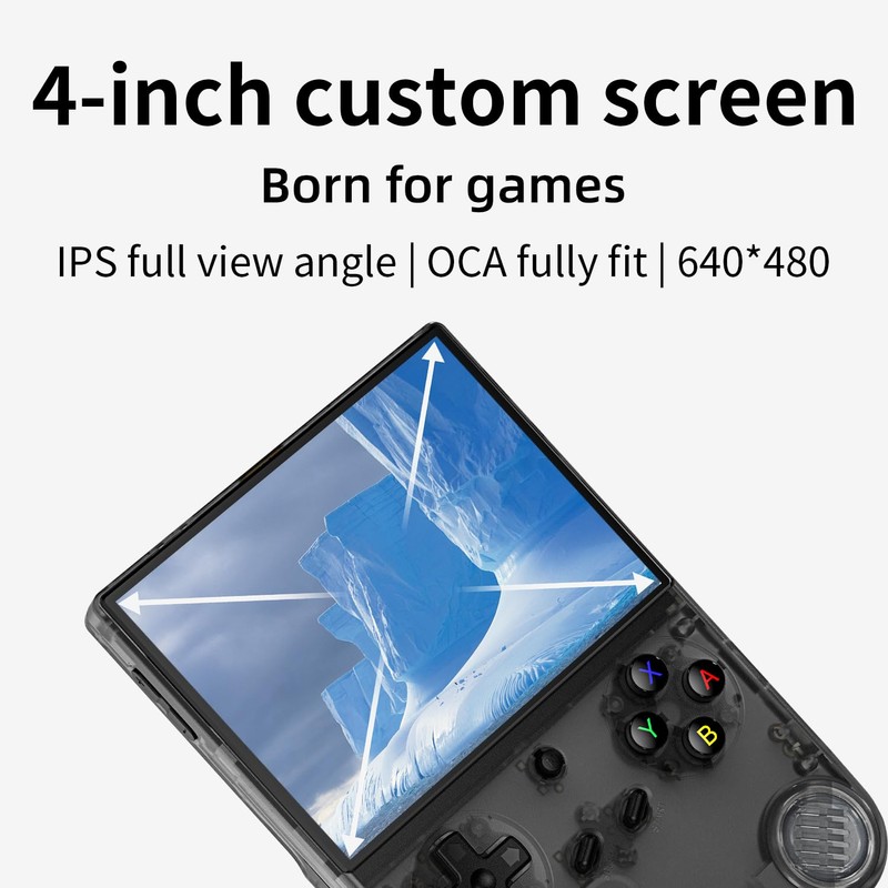RG40XX V Retro Handheld Game Console, 4" IPS Screen Portable