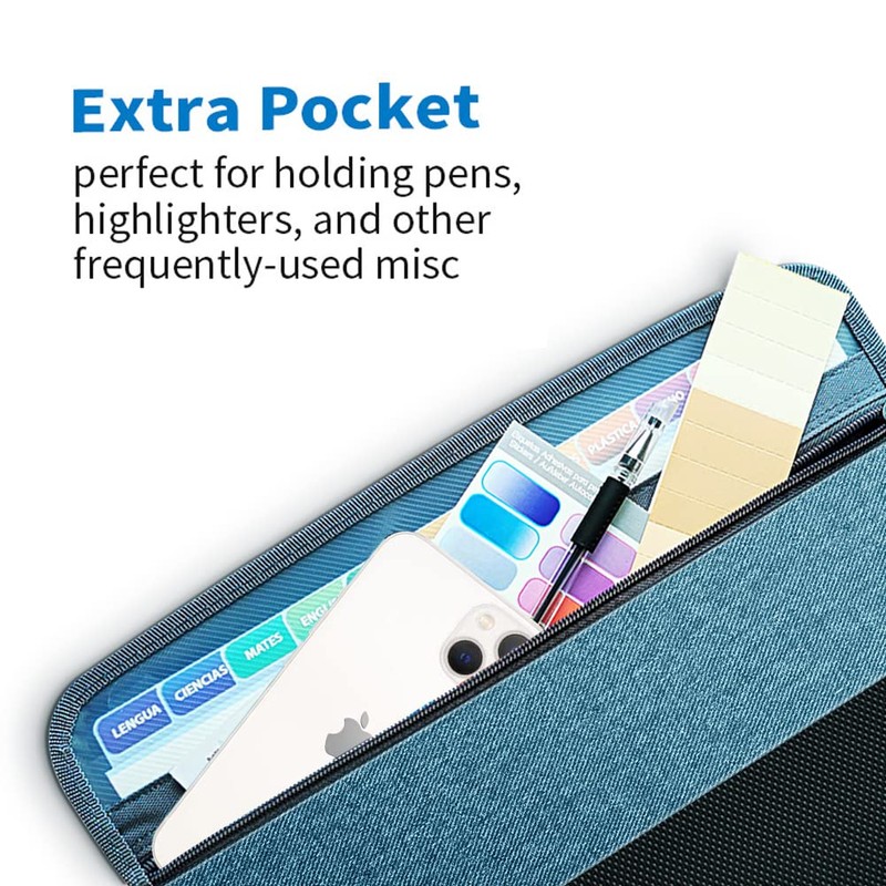 Fun File Organiser,13 Pockets Folder Document Organisers Box Files, Zip