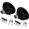 WJSKDQ 4PCS Boat Hatch Handle Round Boat Latches Flush Pull