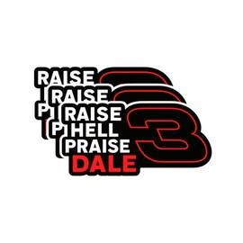 Raise Hell Praise Dale Sticker – Waterproof Vinyl Sticker for Water Bottles, Laptops, Phone Cases & Cars (3PCS, 3”)