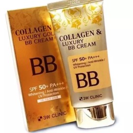 3w 콜라겐 럭셔리 24k 골드 광채 피부 비비크림 50ml 크림 3WEDDD9020 3W Collagen Luxury 24K Gold Radiance Skin BB Cream 50ml Cream 3WEDDD9020