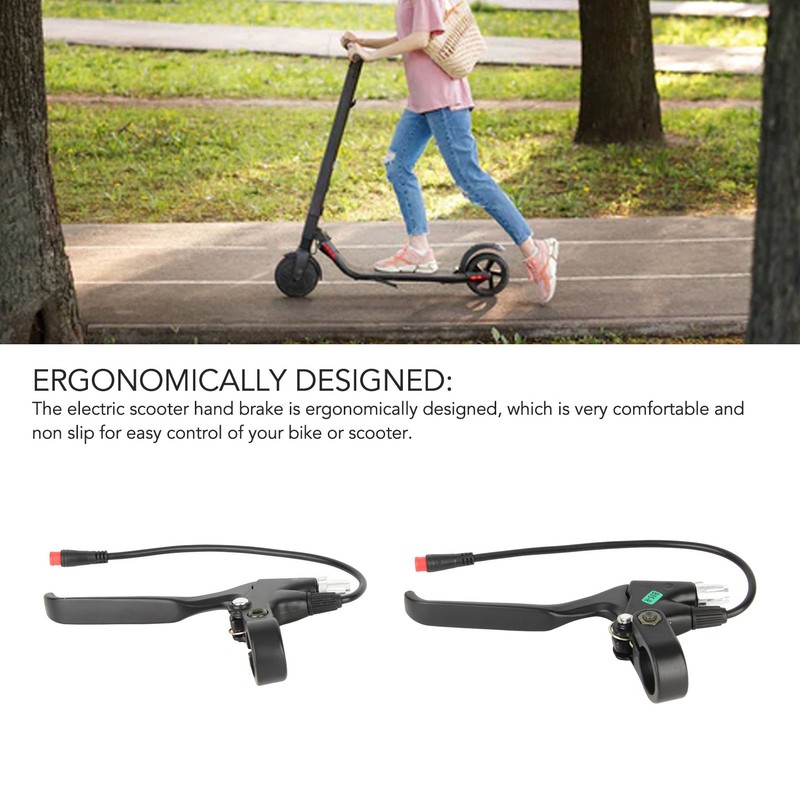 S866 One Pair Electric Scooter Brake Lever Aluminium Alloy Antiskid