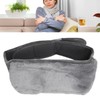 Uterus Warming Waist Belt Dark Gray Adjustable Thick Soft Plush