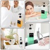 Segbeauty 33.8oz Shampoo and Conditioner Dispenser, 3pcs Square Empty Plastic