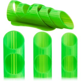 Teenyyou 6 Pcs Foam Pipe Cutter Tool Green Pipe Insulation Cutting Guide Insulation in Homes, Industries and Commercial Use Tools Tube Insulation Cutting Fixture for 15mm, 22mm, 28mm Pipe