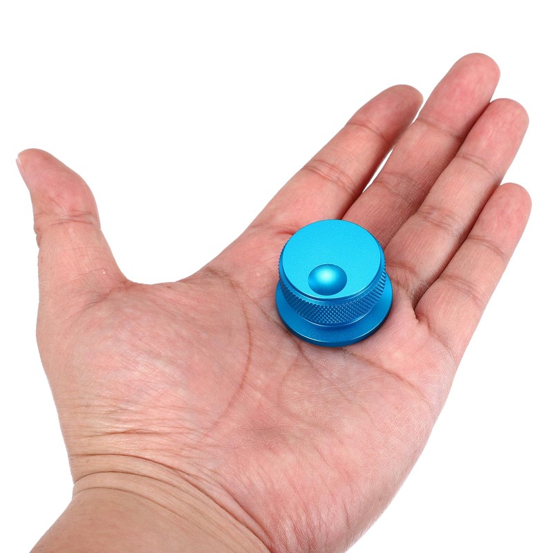 sourcing map 1 Pcs Aluminium Potentiometer Knobs, 1/4" (6mm) Universal