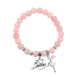 LQRI Dance Bracelet Gifts for Girls Ballet Bead Bracelet Dance Little Sister Big Sis Gift Ballet Dancer Gift For Dance Sister (Dance Sister)