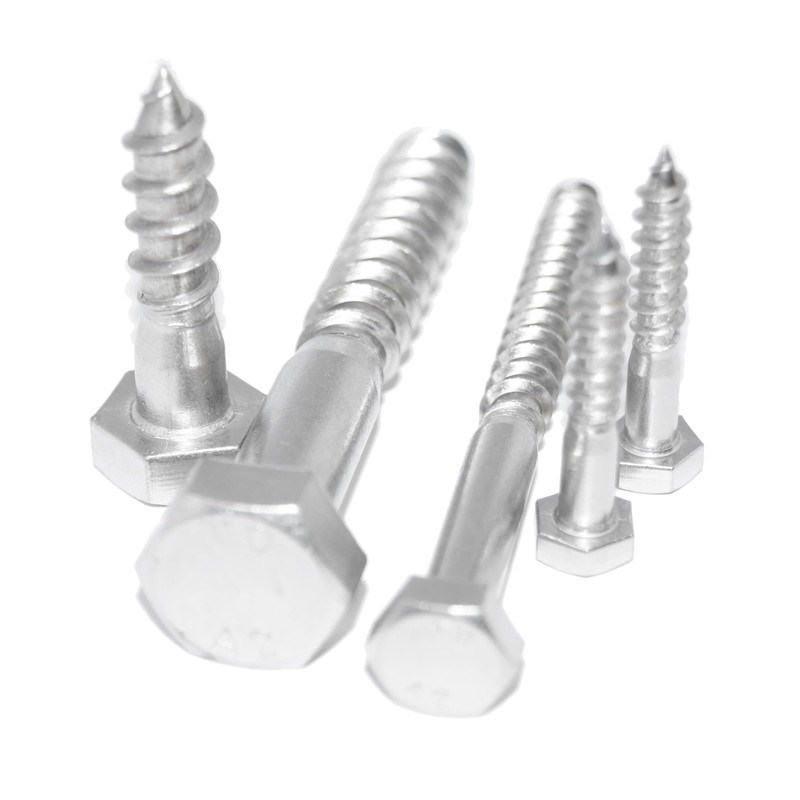 Hexagon Wood Screws 5 x 90 Pack of 25 Stainless