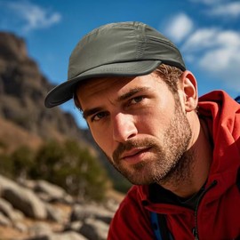 Clakllie Quick-drying baseball cap, fashionable, casual, breathable, sports cap, summer sun hat, UV protection, sun protection, unstructured baseball cap, golf cap, H-WBBC7-Green, Unit size