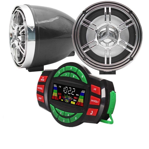 XYC UTV ATV Bluetooth Amplifier Sound System Hand-Free Speakers FM