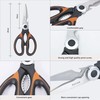 Ravian Kitchen Scissor Heavy Duty Shears with PP Cover Multifunctional