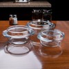 Set of 6 Pieces Round Tempered Glass Casserole Dish with