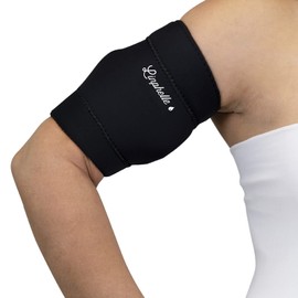 Linphelle PICC line Coverpicc Waterproof Neoprene Arm Catheter Cover Water Protection in the Shower Ideal for PICCs and Glucose Meters, Black, Large