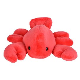 The Dreidel Company Plush Mighty Mights, 3.5" Inch Plush Stuffed, Super Soft and Cuddly Animal Toys, Classroom Decorations, Boys and Girls (Lobster)