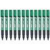 Marcador Permanente Uso Industrial Pentel Verde Oscuro/12 Piezas-MMP20-D