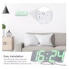 SJTR Reloj 3d Led Digital De Pared Con Alarma Control