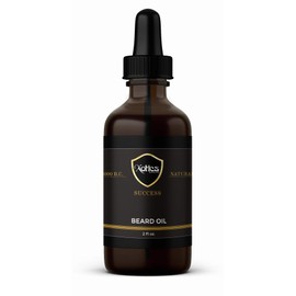 Xotics Natural Beard Growth Oil - 100% Pure Organic Beard Oil for Men, Strengthens Beard/Mustache Growth - Beard Softners, Scented Beard Oil to Make it Grow Fast, Mustache Oil for Men, 2oz (Citrus)