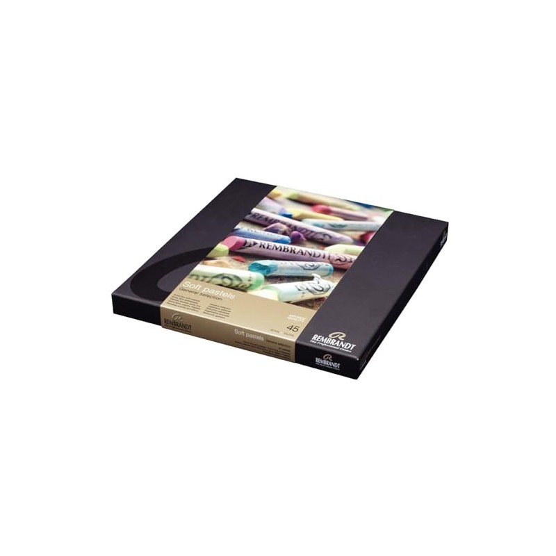 Rembrandt Soft Pastel Traditional Box Set, 45-Piece Full Sticks, General
